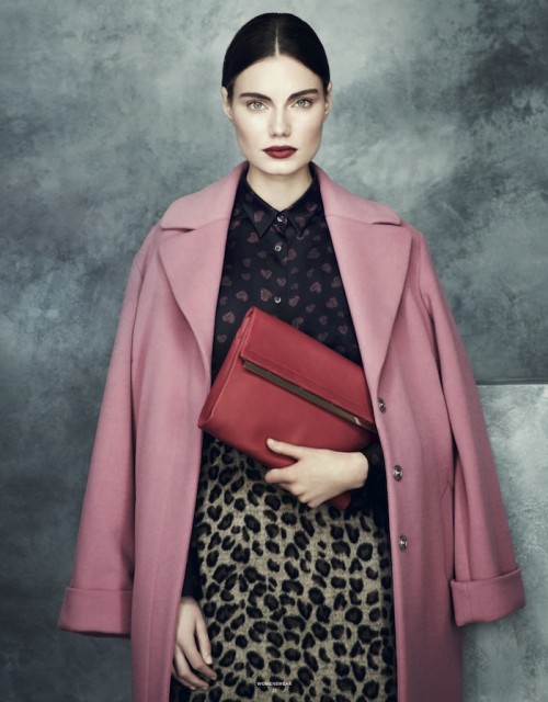 Marks-and-Spencer-Autumn-Winter-2013-Pink-Coat